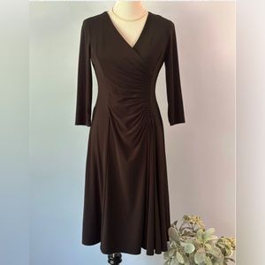 Jones Wear black long sleeve dress